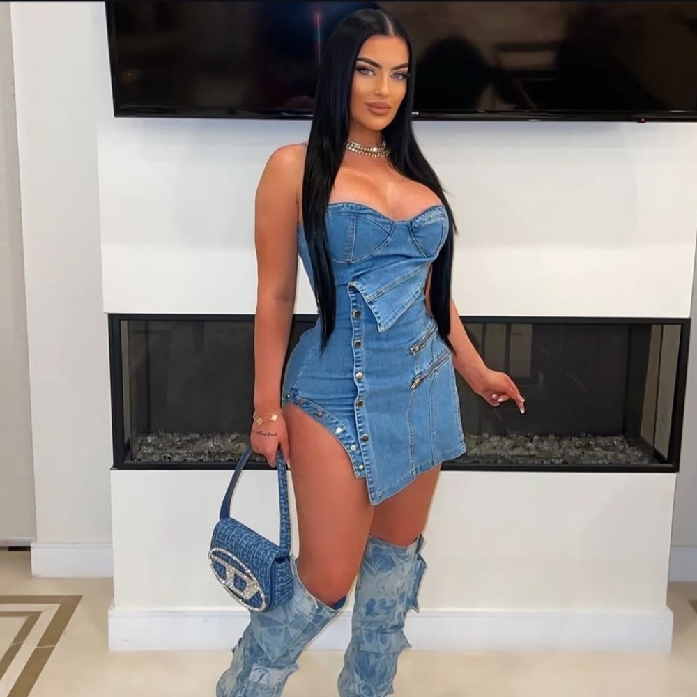 Denim Mini Dress